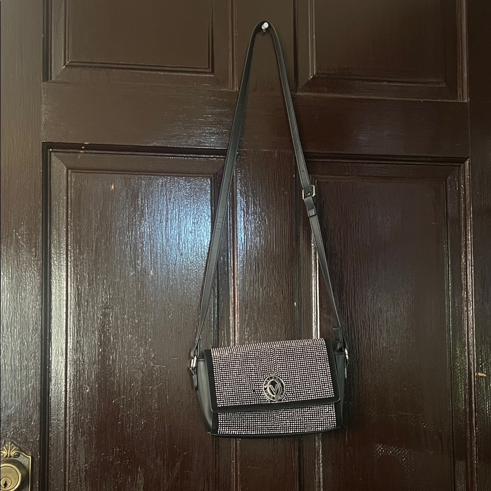 Valentino Orlandi Black and White Crossbody Bag